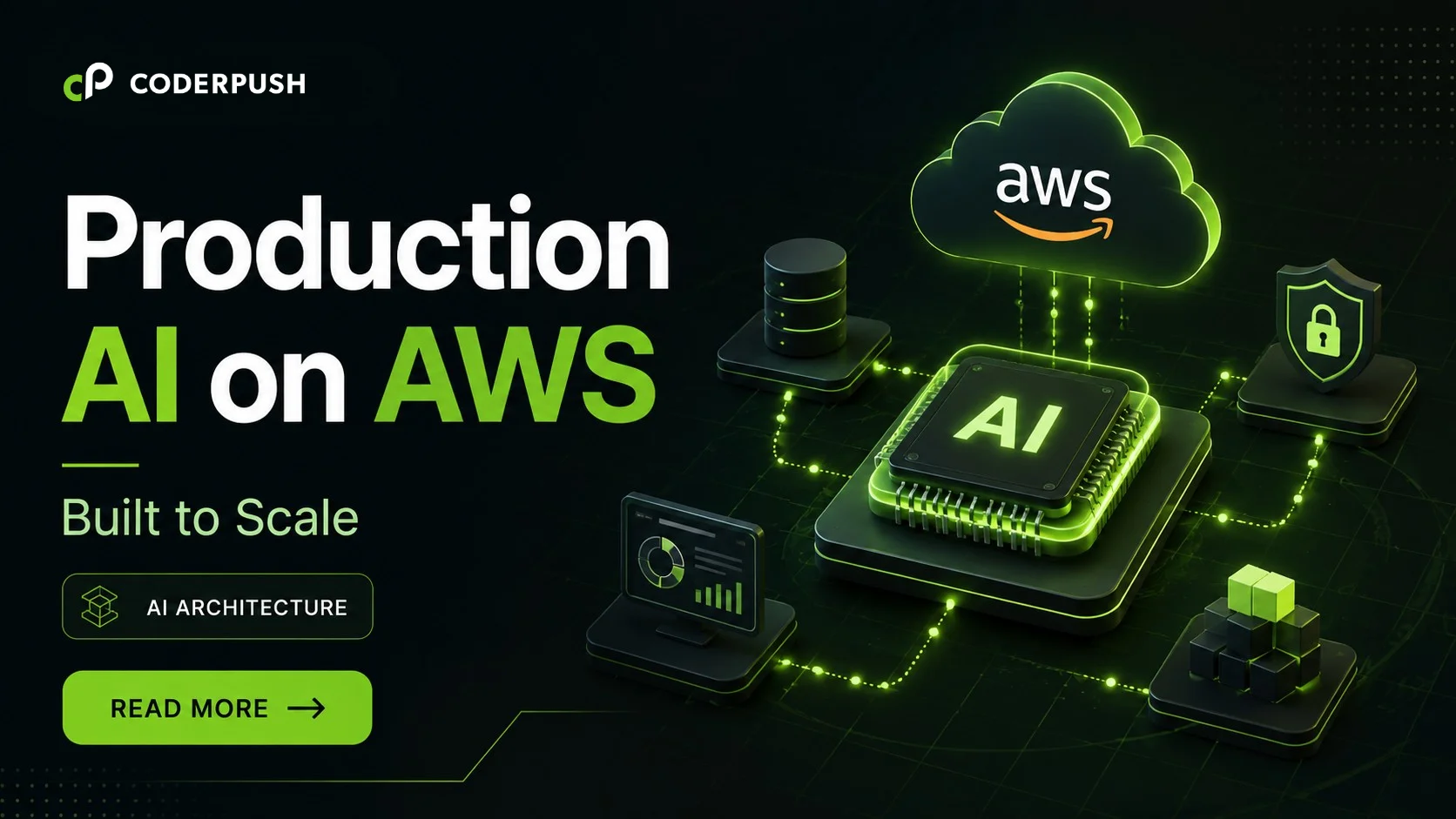 AI systems architecture on AWS for scalable production deployment and cloud infrastructure optimization